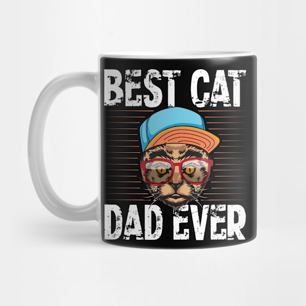 Best Cat Dad Ever | Kitten Cat Owner Cats by Streetwear KKS